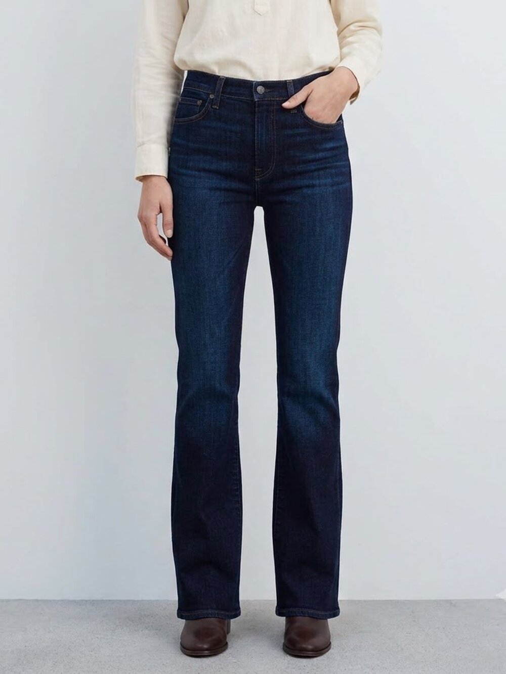 Citizens of Humanity dark wash high rise bootcut jeans size 26